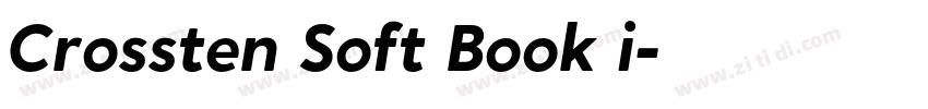 Crossten Soft Book i字体转换